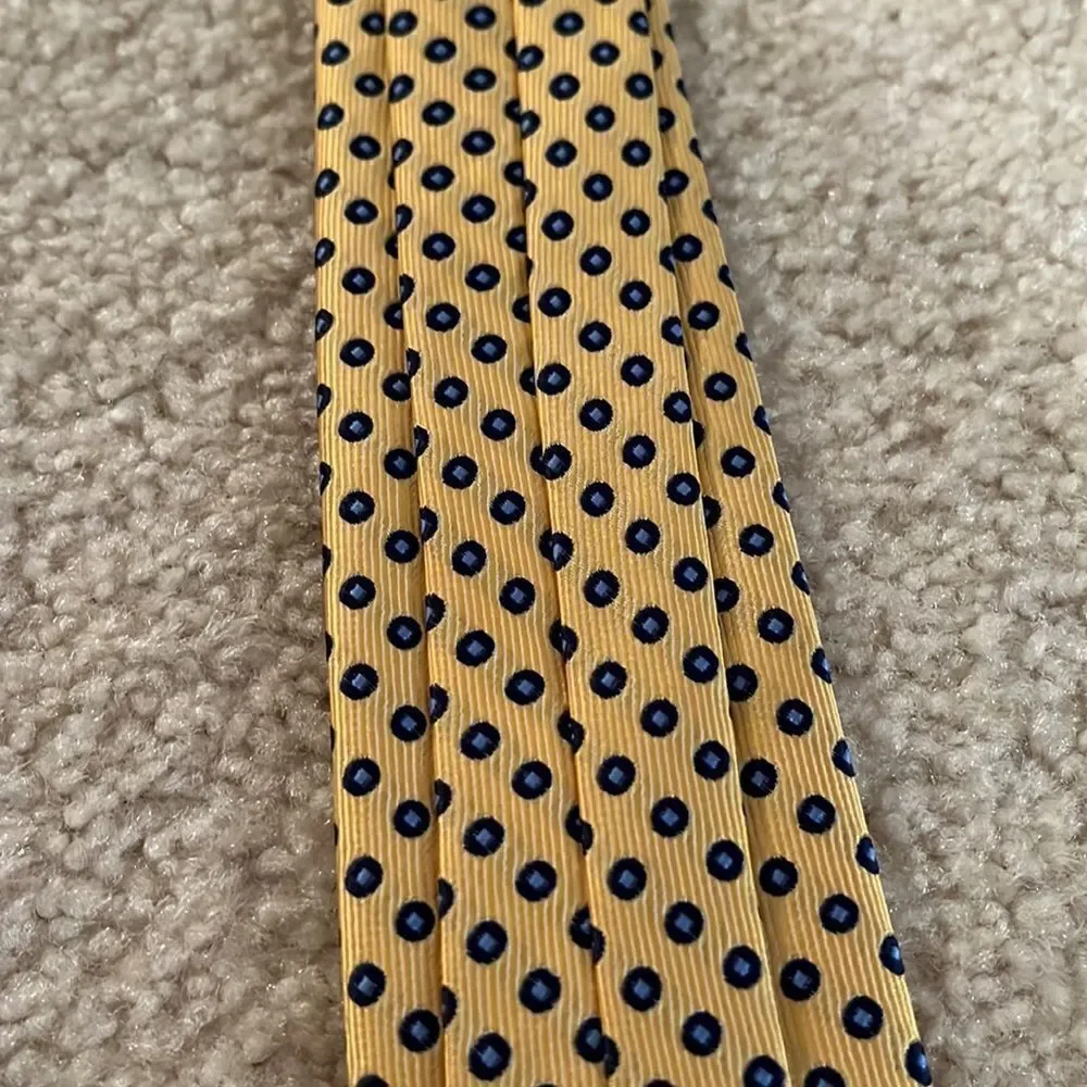 KIDS YELLOW AND BLUE TIE